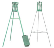 Wholesale funeral metal easel flower stand With Recreational